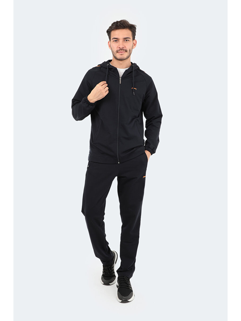 YANKOM Erkek Eşofman Takımı Lacivert / Turuncu