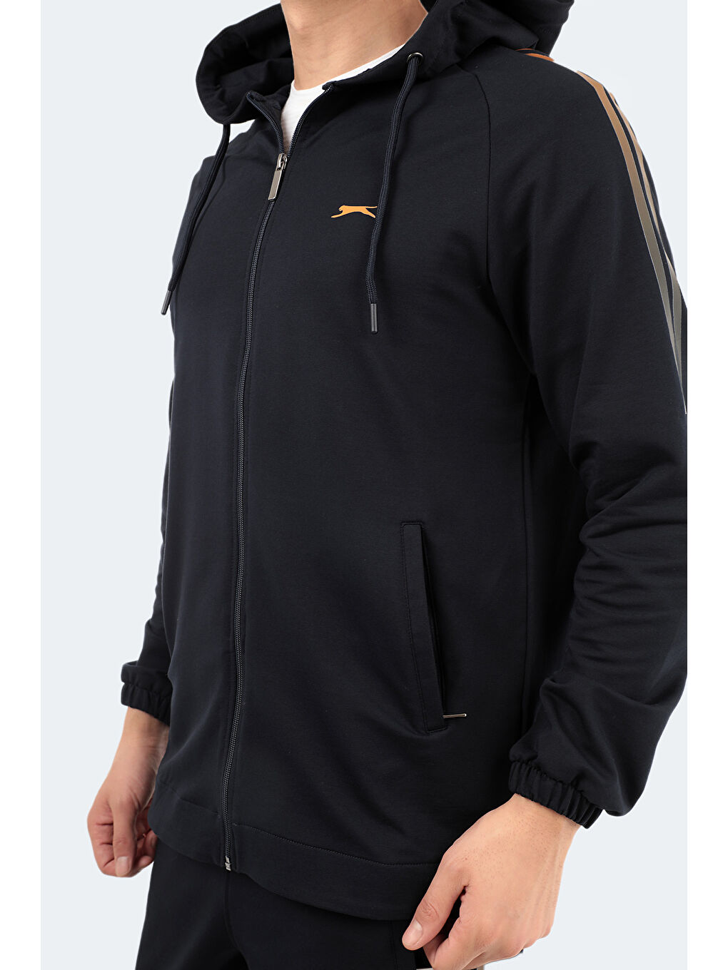 YANKOM Erkek Eşofman Takımı Lacivert / Turuncu-2