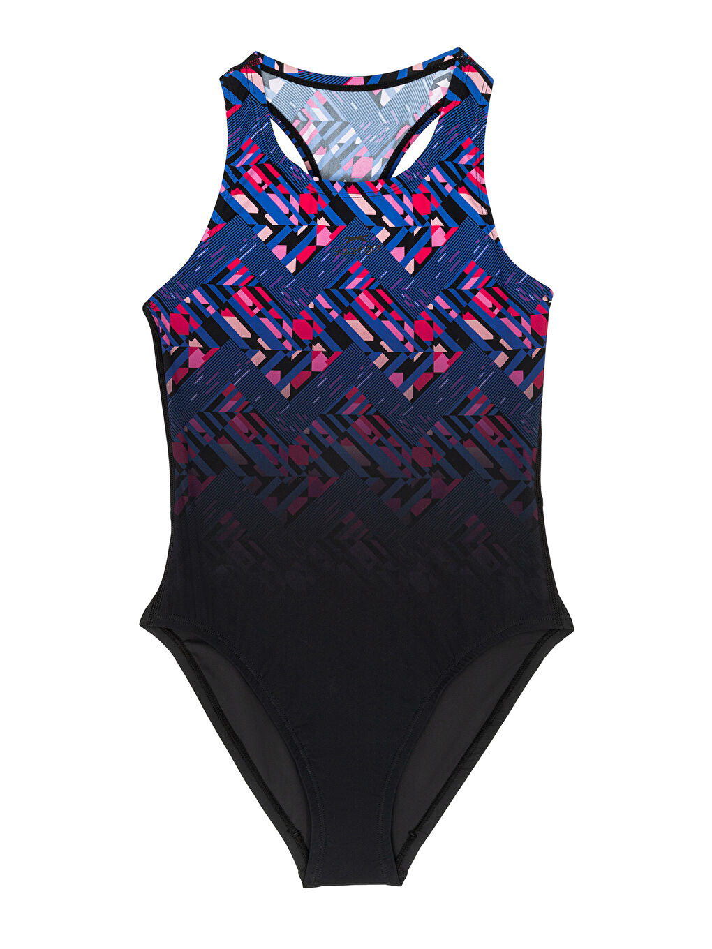 Sports Back Kız Çocuk Siyah Mayo