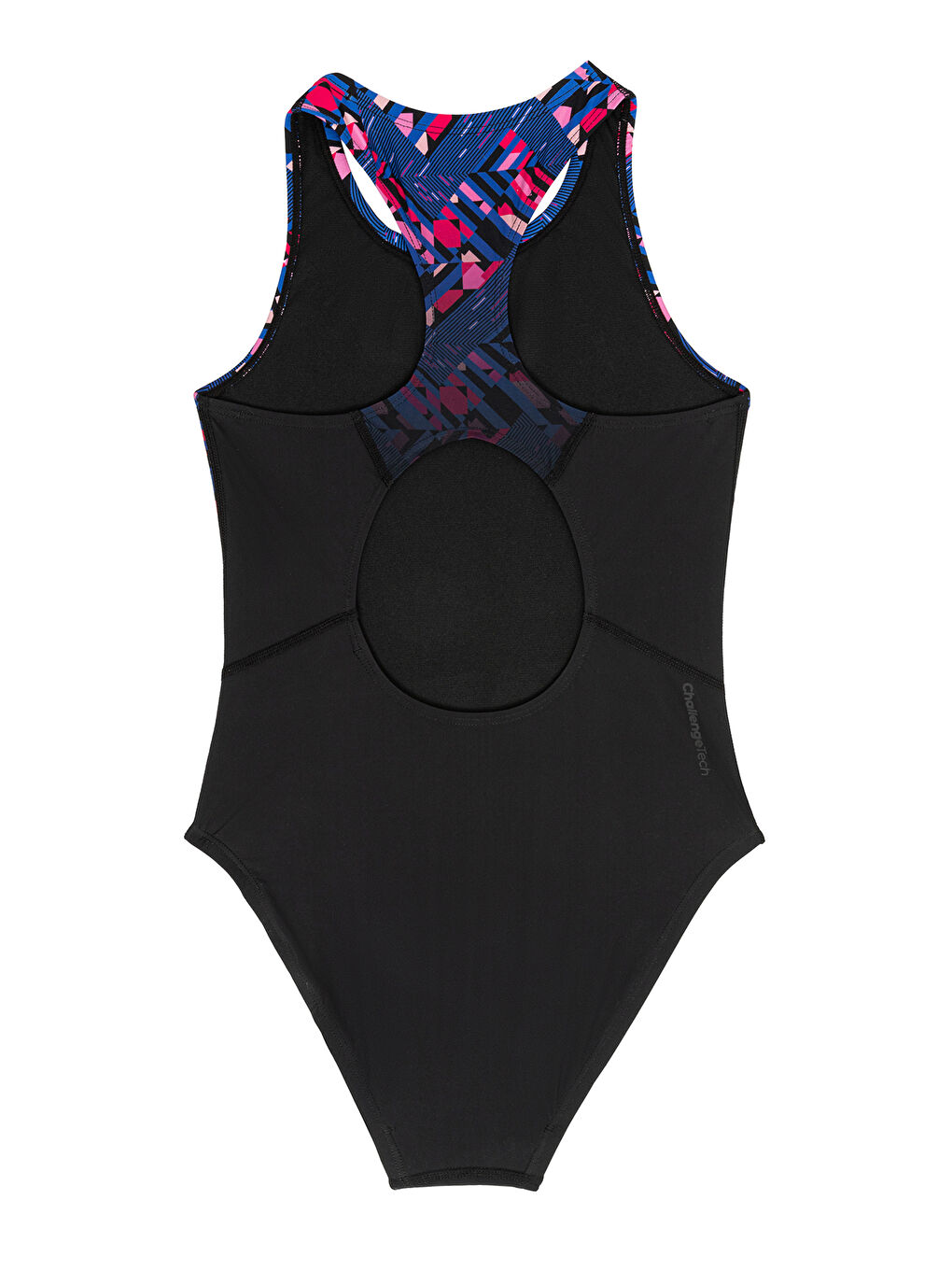 Sports Back Kız Çocuk Siyah Mayo-1