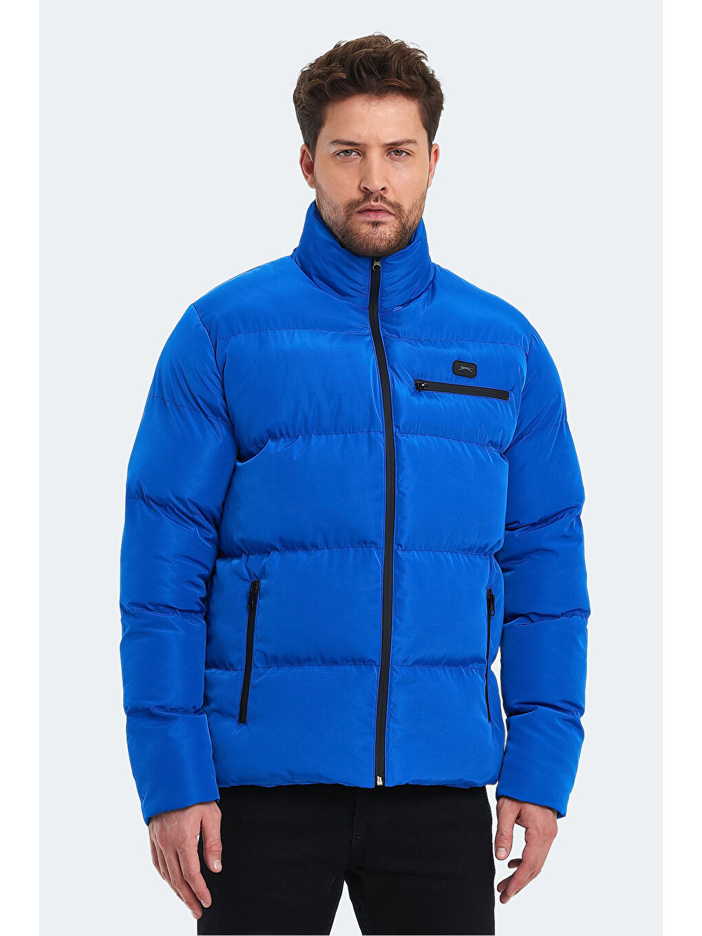 ZOMBIE I Erkek Şişme Mont & Kaban Saks Mavi