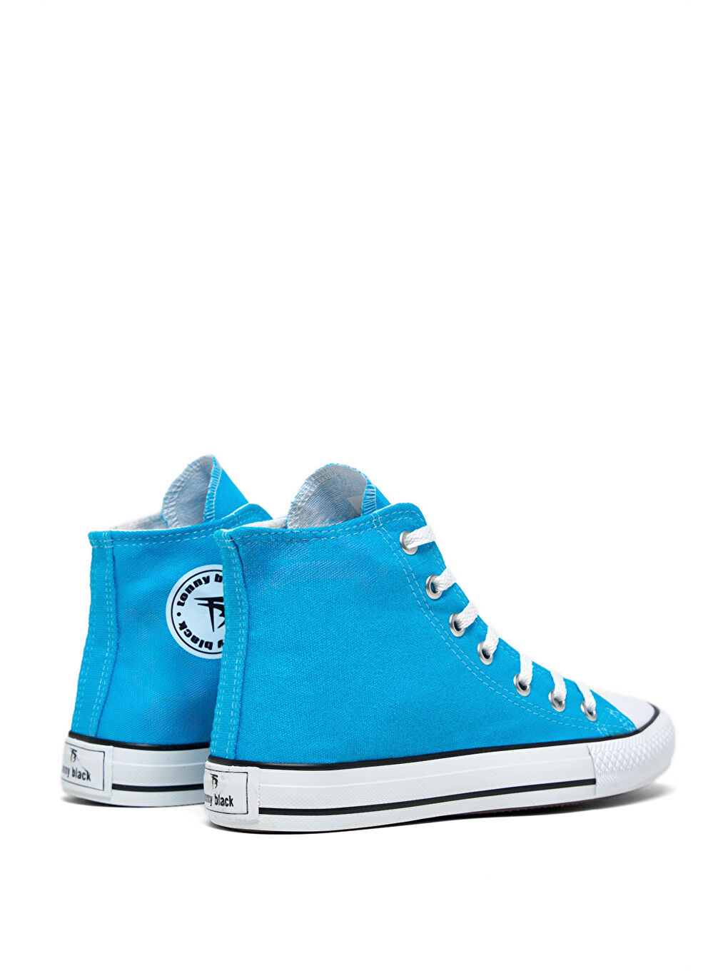 Unisex Mavi Rahat Kalıp Bağcıklı Uzun Spor Ayakkabı-4