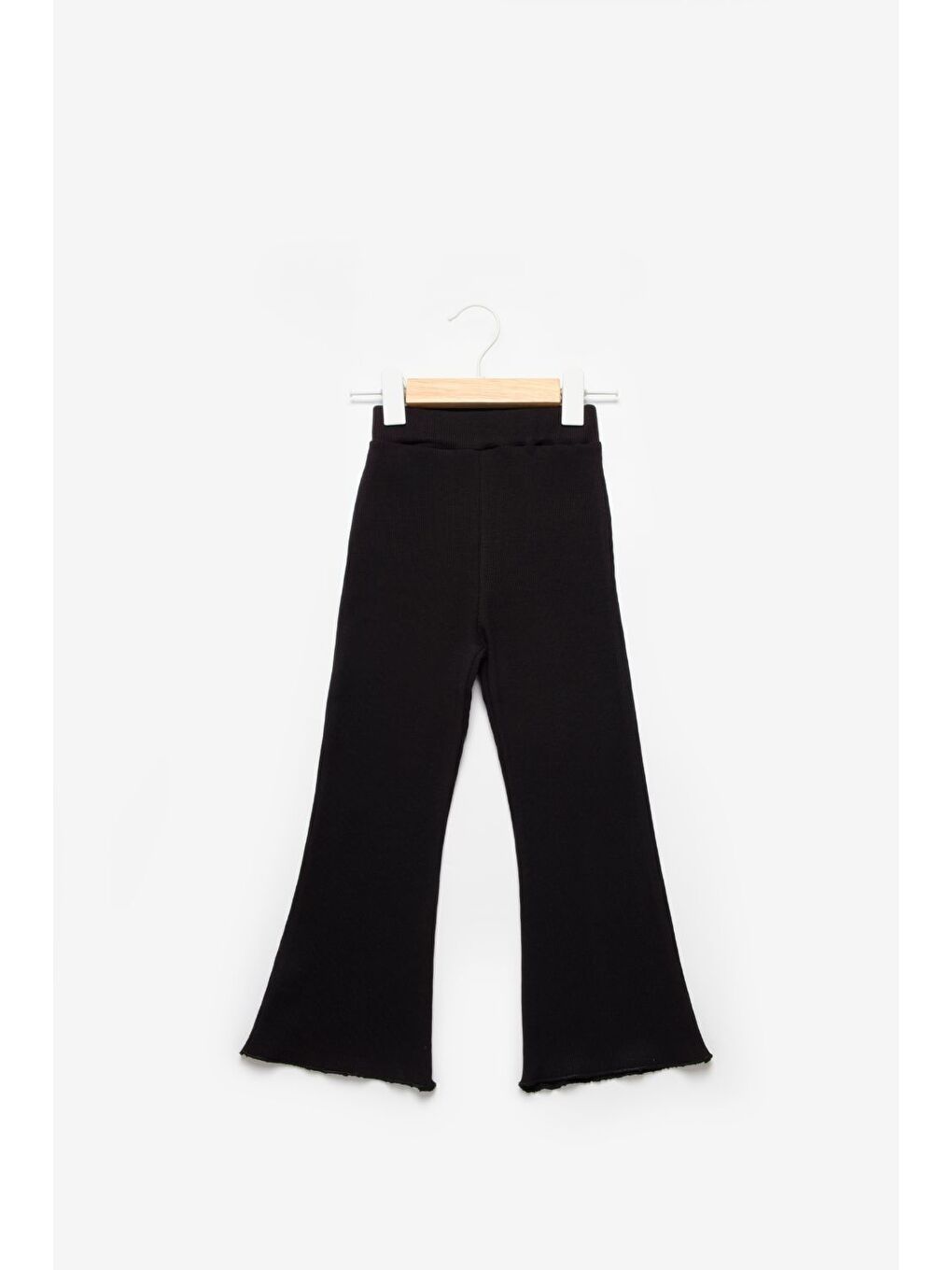 Siyah Omuzları Tül Detaylı Kız Çocuk Eşofman Takımı - Malory-4