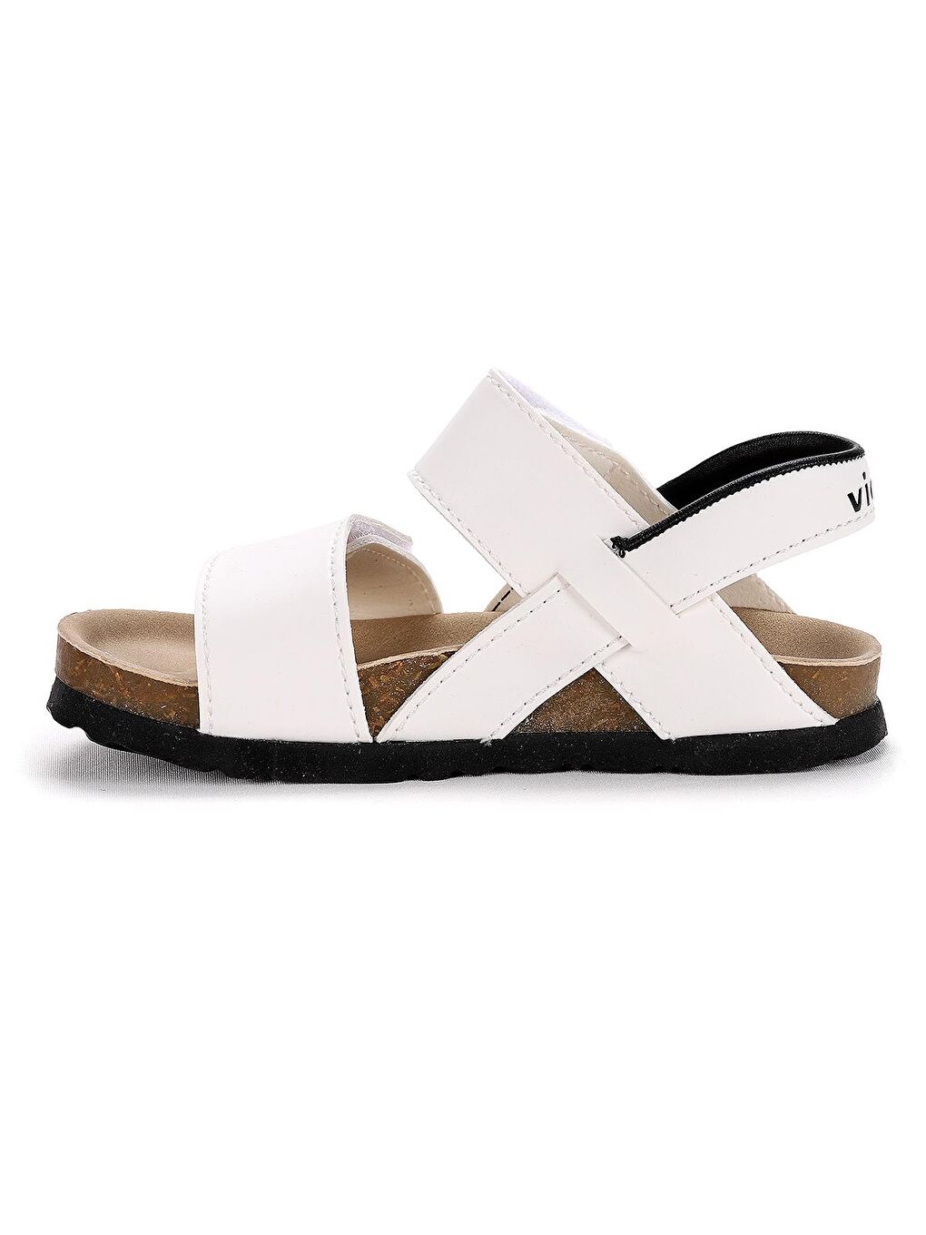 Beyaz Misha Cırtlı Kız/Erkek Çocuk Sandalet Ayakkabı 321.22Y.178-4