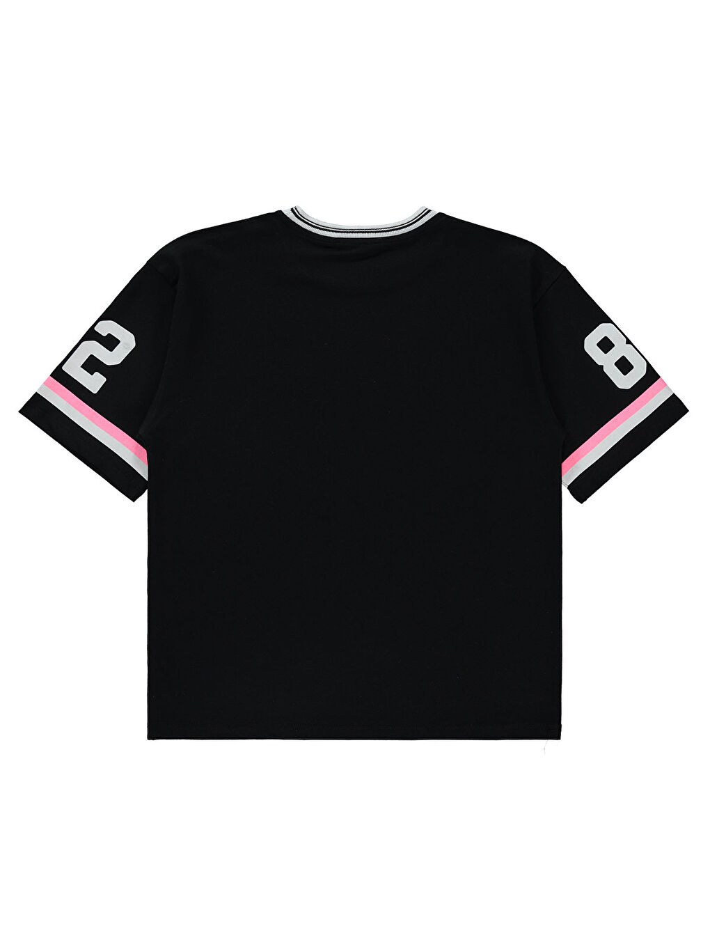 Girls Kız Çocuk Tişört 10-13 Yaş Siyah-1