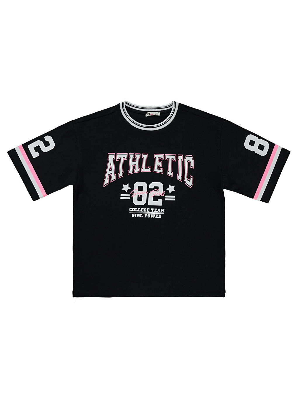 Girls Kız Çocuk Tişört 10-13 Yaş Siyah-2