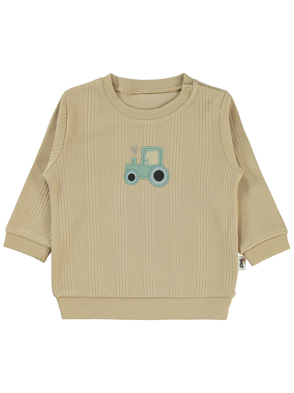 Kahverengi Baby Erkek Bebek Sweatshirt 6-18 Ay Sütlükahve