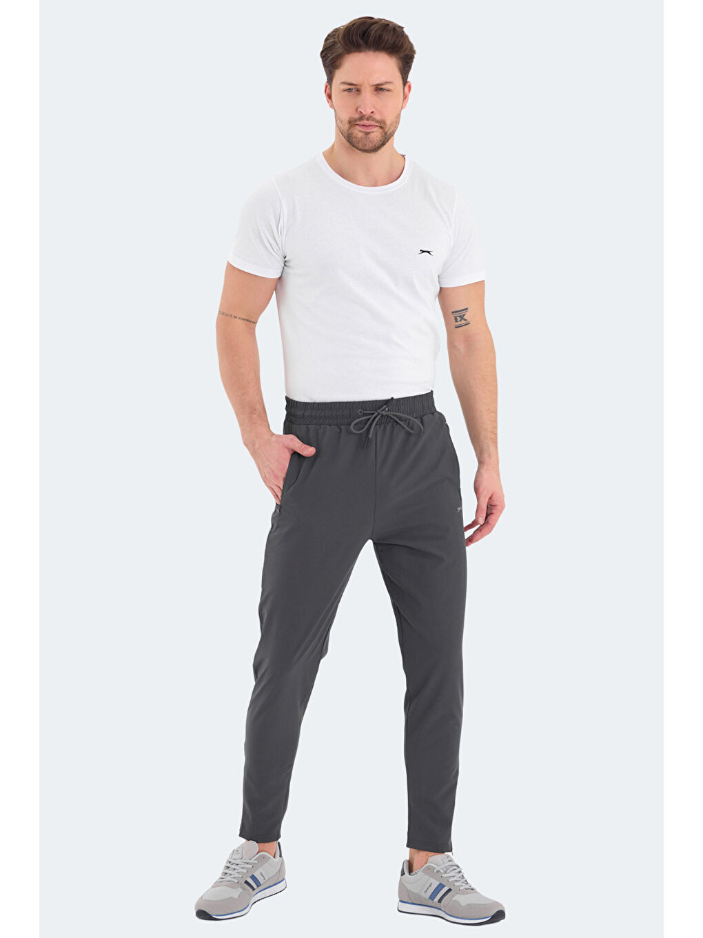 GRIET  Erkek Jogger Eşofman Altı Koyu Gri-6