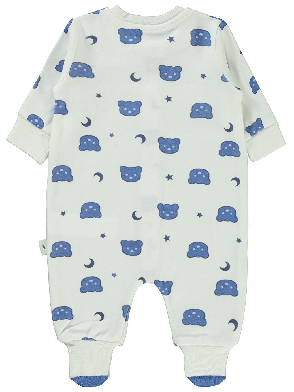 Baby Erkek Bebek Patiksiz Tulum 1-6 Ay Ekru-2