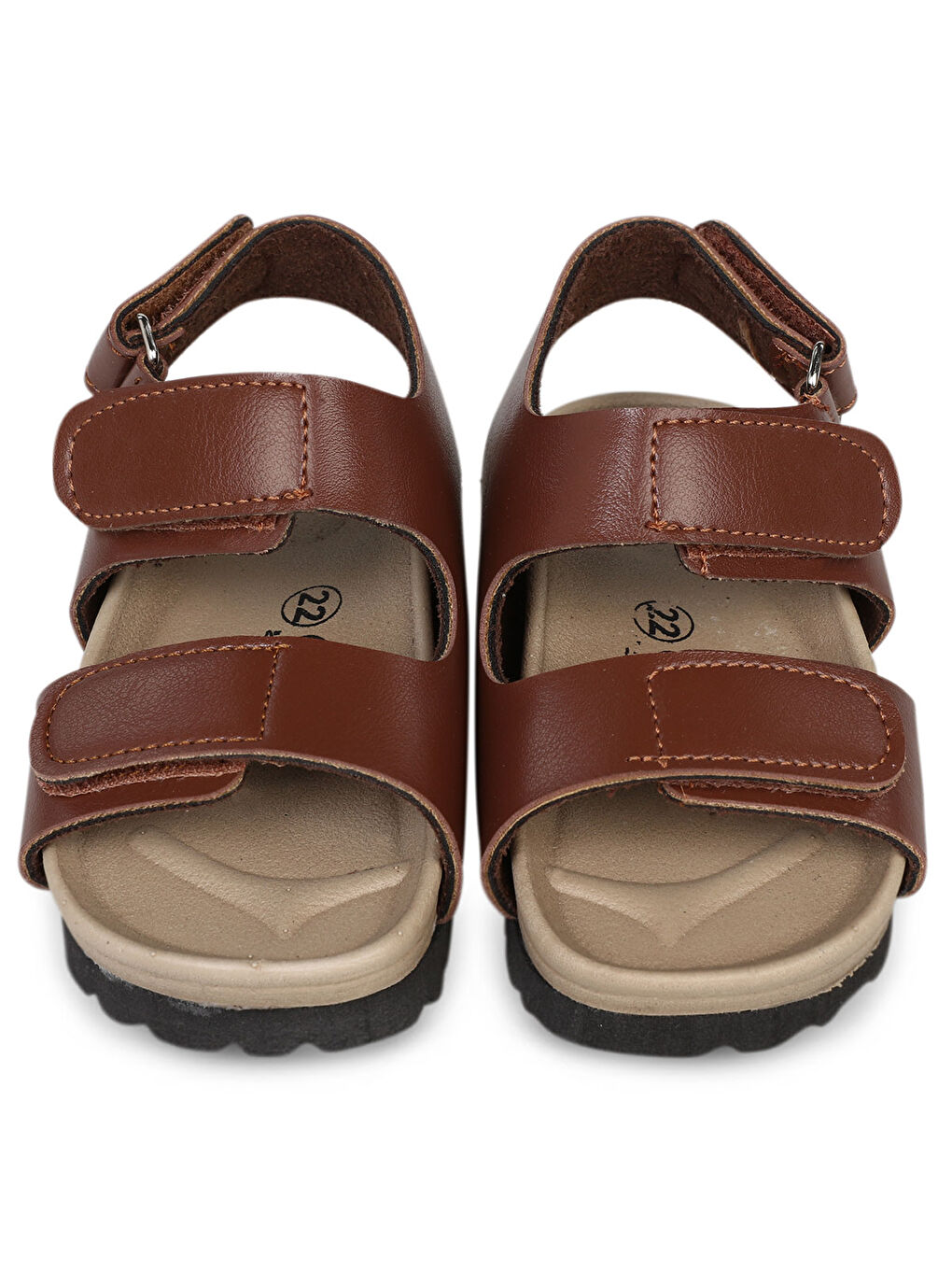 Kahverengi Boys Erkek Çocuk Sandalet 22-26 Numara Taba-2