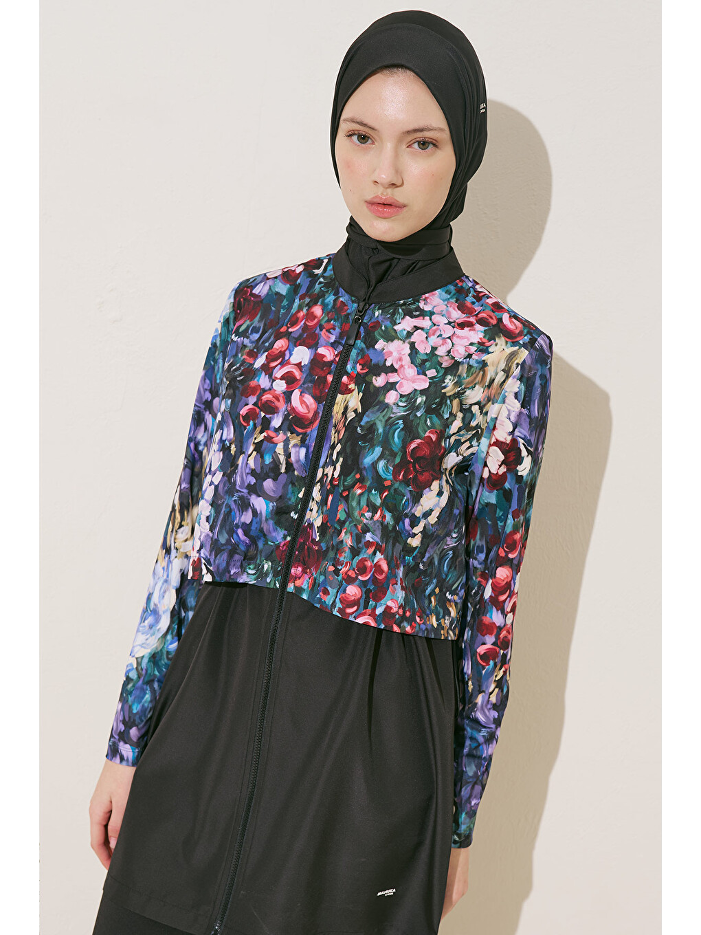 Karışık Fermuarlı 3'lü Tesettür Mayo Takım Color Palette-2