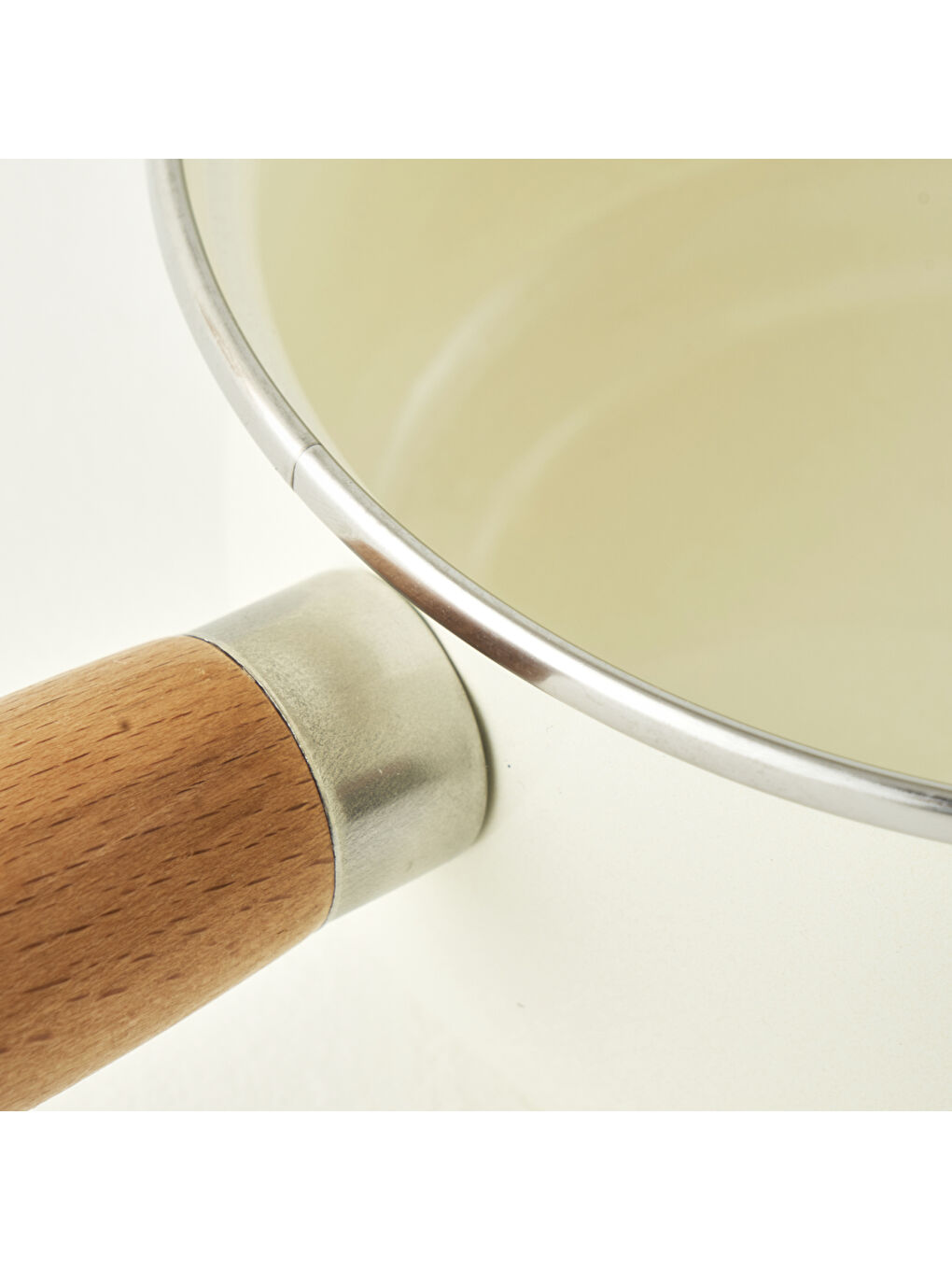 Ekru Cozy Emaye Sos Tenceresi Krem (1,6 lt)-1