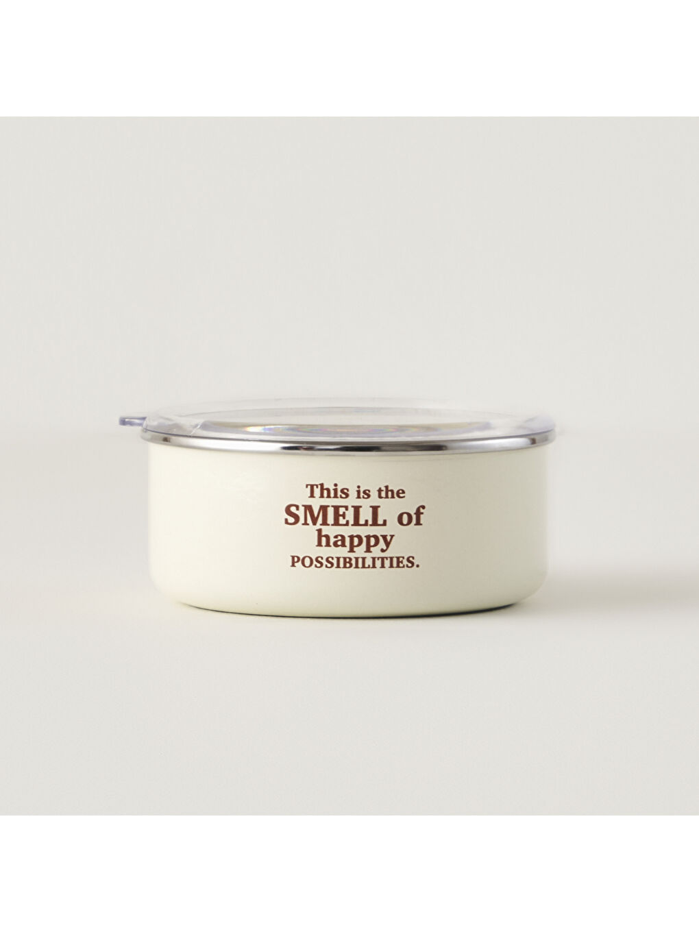 Ekru Cozy 3'lü Emaye Saklama Kabı Seti Krem-1