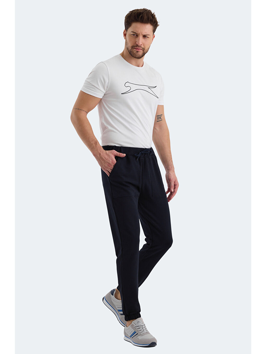PARKER Erkek Jogger Eşofman Altı Lacivert-6
