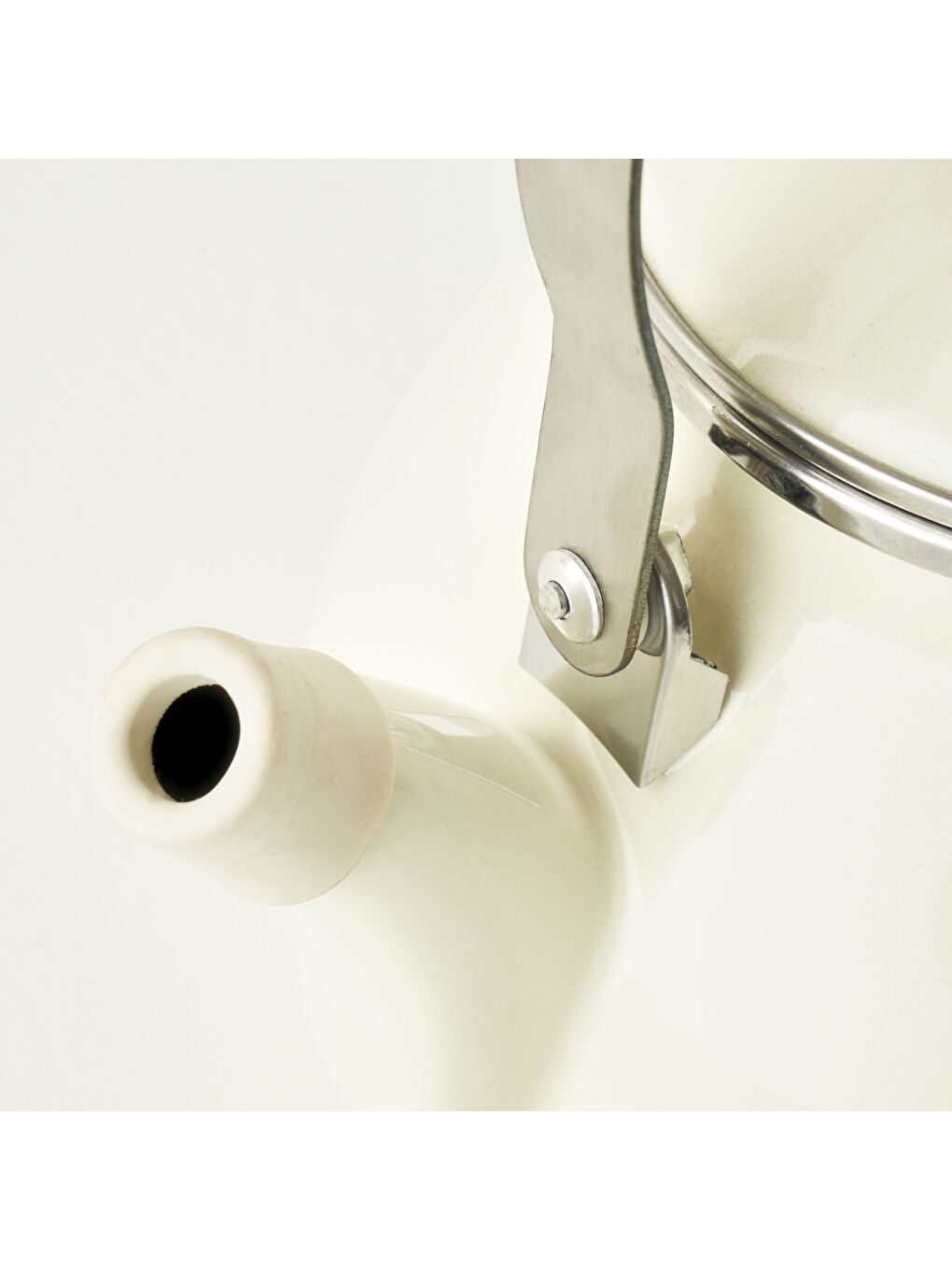 Ekru Cozy Emaye Demlik Krem (2 lt)-3