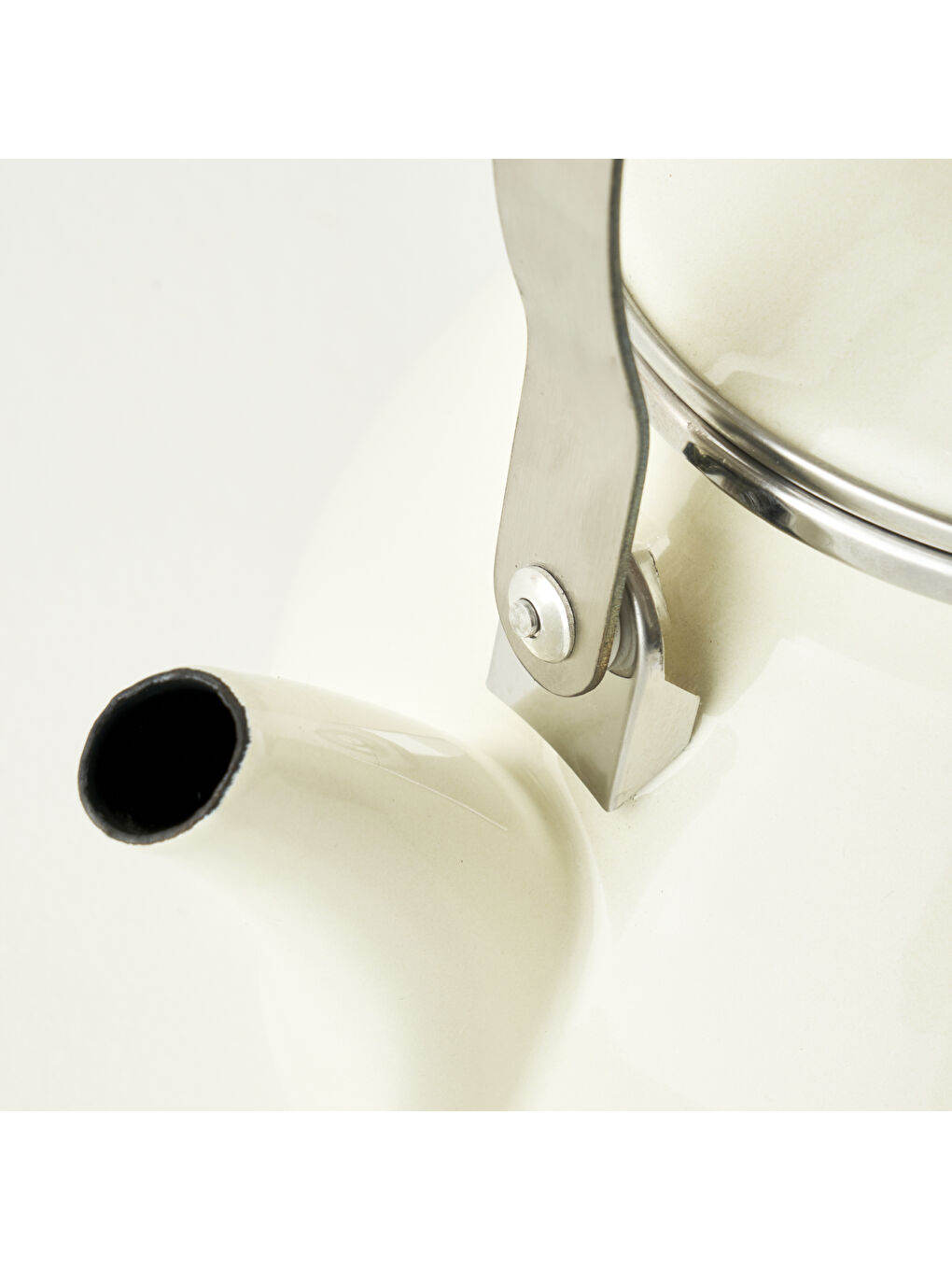 Ekru Cozy Emaye Demlik Krem (2 lt)-4