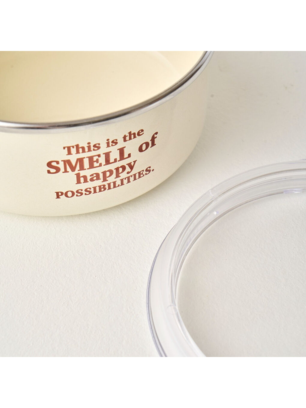 Ekru Cozy 3'lü Emaye Saklama Kabı Seti Krem-4