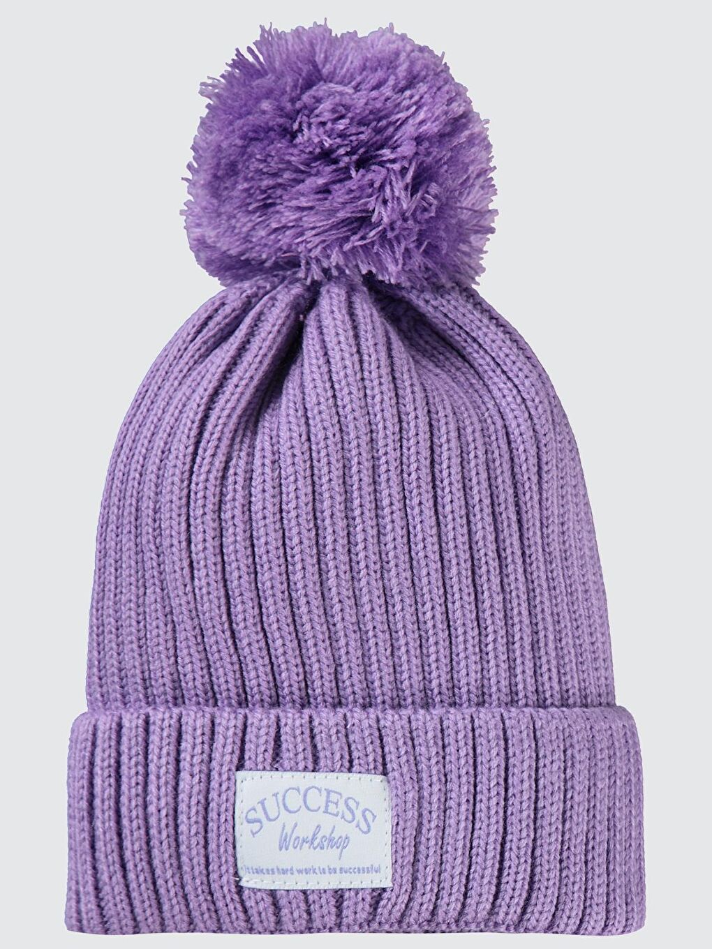 Girls Basic Success 6-9 Yaş Ponponlu Şapka Bere - Lila