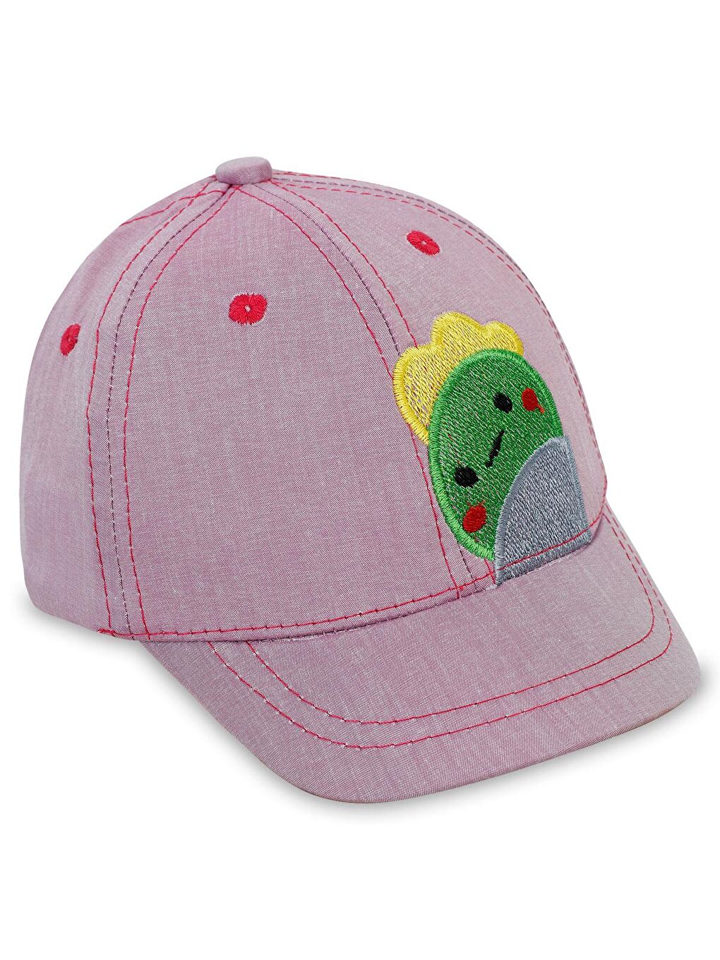 Baby Güneş Desen 0-24 Ay Kep Şapka - Lila-1