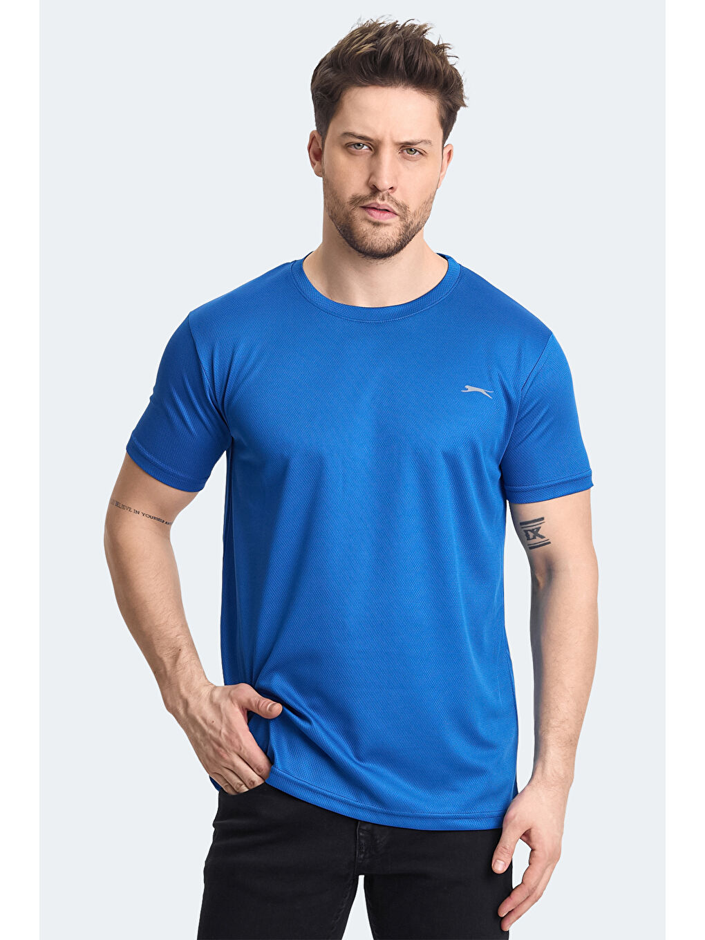 REPUBLIC Erkek Tişört Saks Mavi-5