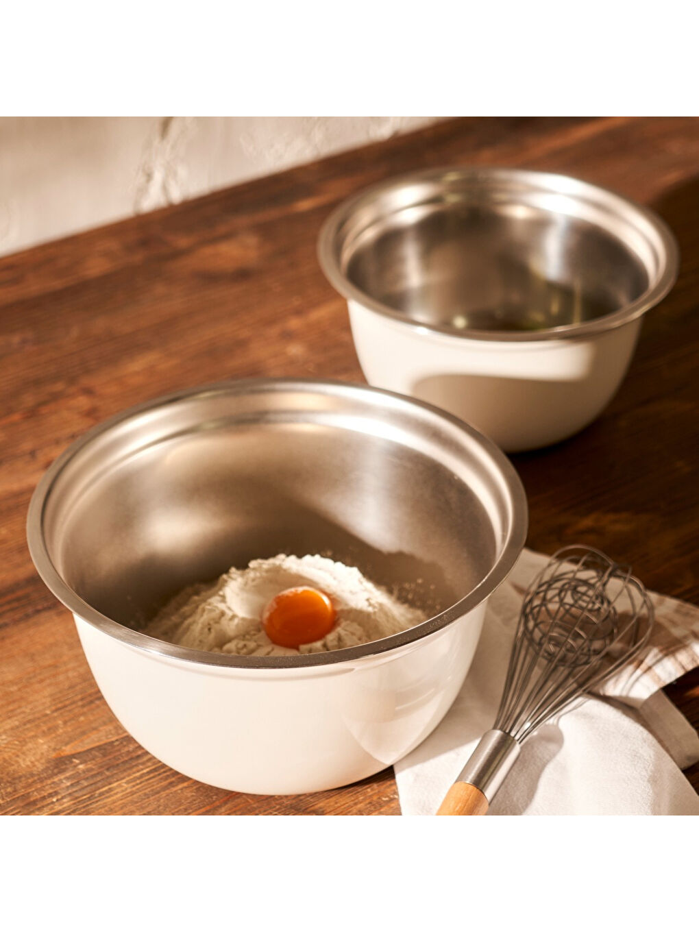 Giza Çelik Kase Beyaz (3200 cc)-3