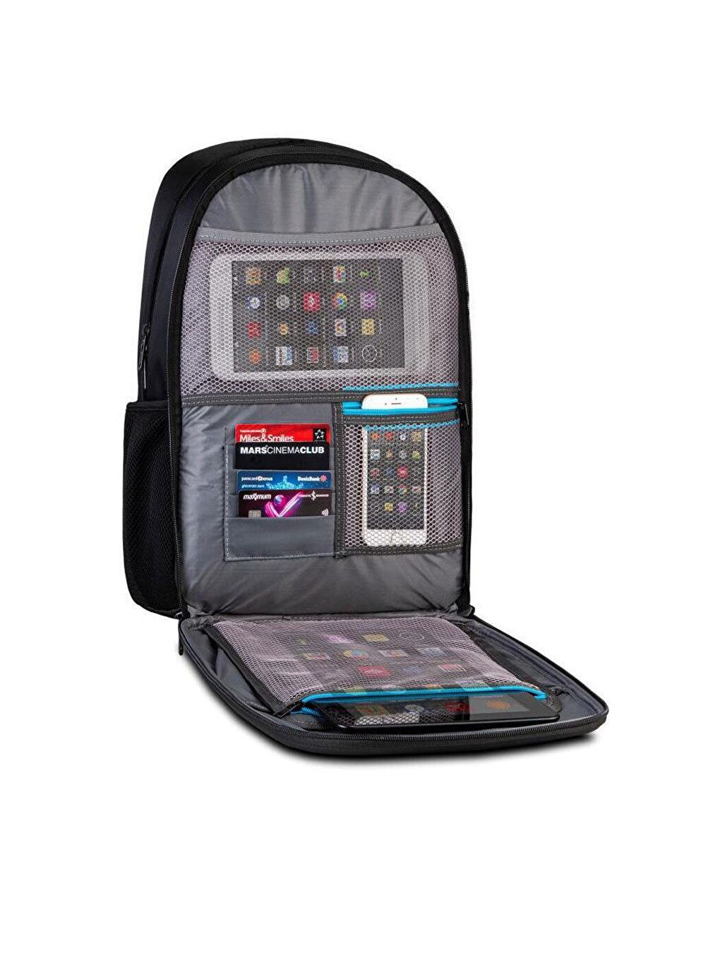 Siyah BP-IT300 Su Geçirmez Kumaş Pro Serisi Sırt Çantası-3