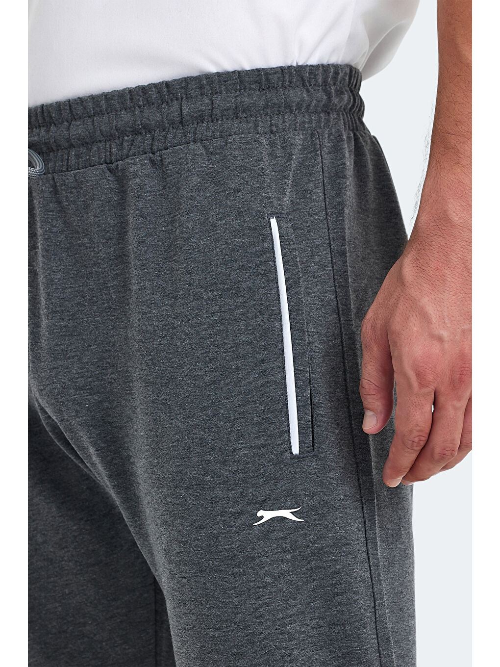 SLAZENGER Renksiz PARI Erkek Eşofman Altı Koyu Gri - 3
