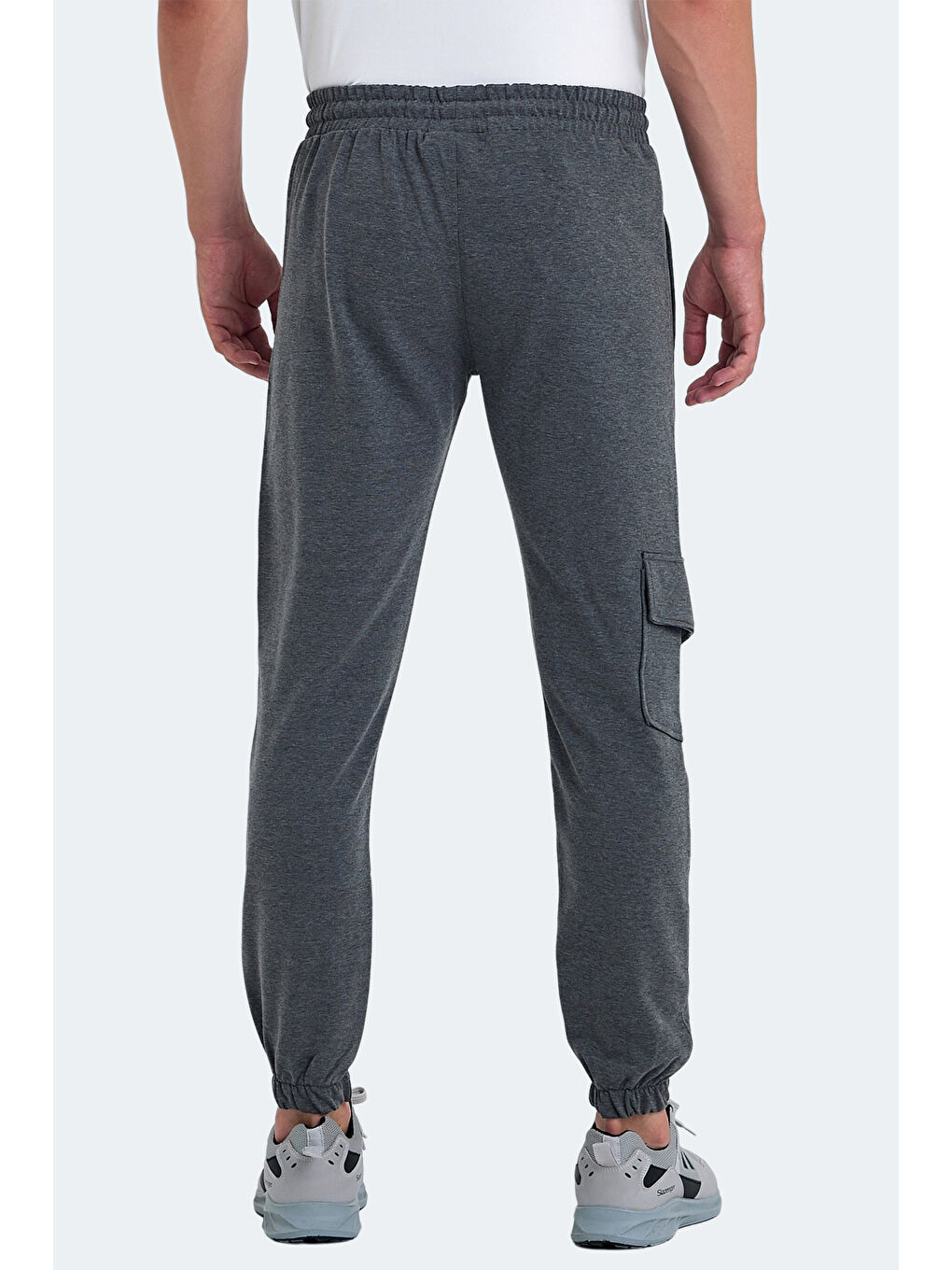SLAZENGER Renksiz PARI Erkek Eşofman Altı Koyu Gri - 5