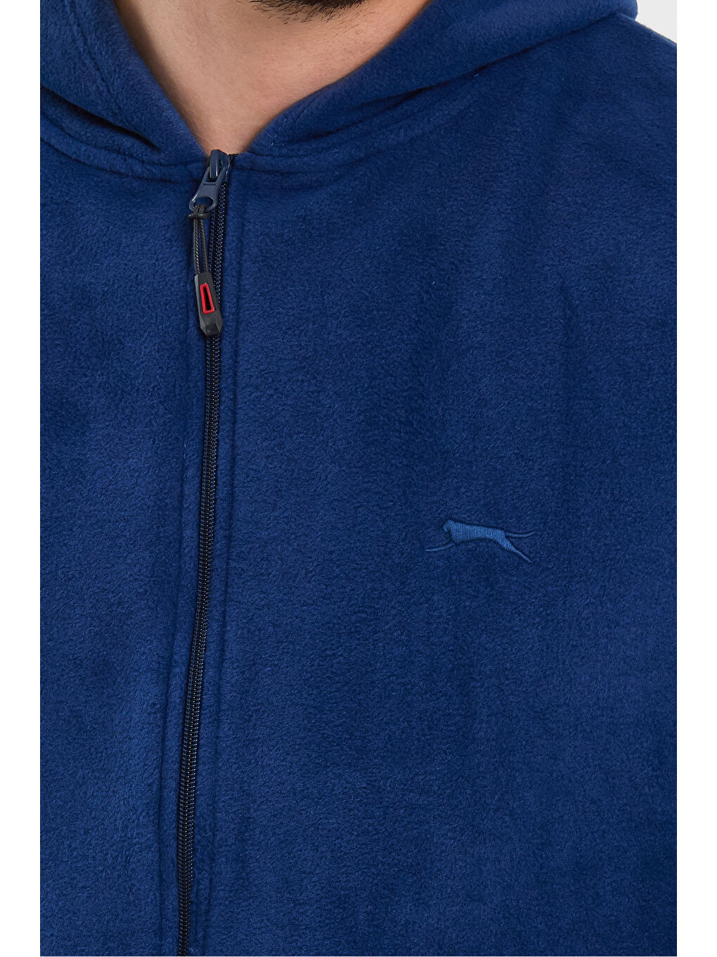 İndigo SAMSON IN Erkek Fermuarlı Sweatshirt Indigo-4
