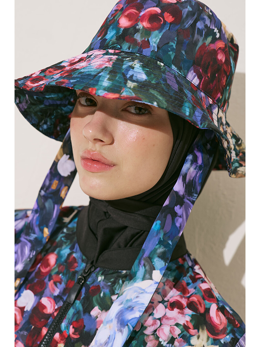 Karışık Fermuarlı 3'lü Tesettür Mayo Takım Color Palette-4