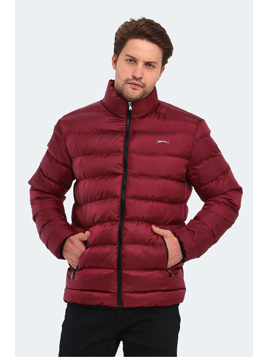 SLAZENGER HONOR I Erkek Şişme Mont Bordo