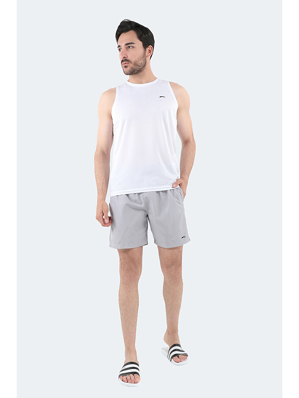 SLAZENGER RABI Erkek Mayo Gri - 4