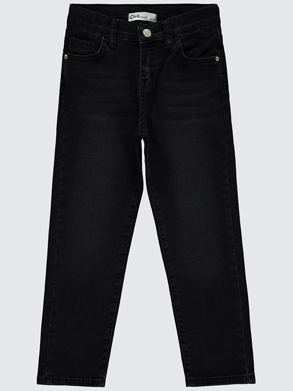 Boys Erkek Çocuk Jean Pantolon 6-9 Yaş Siyah
