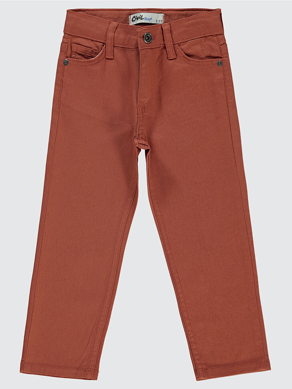 Kahverengi Boys Erkek Çocuk Pantolon 2-5 Yaş Kiremit