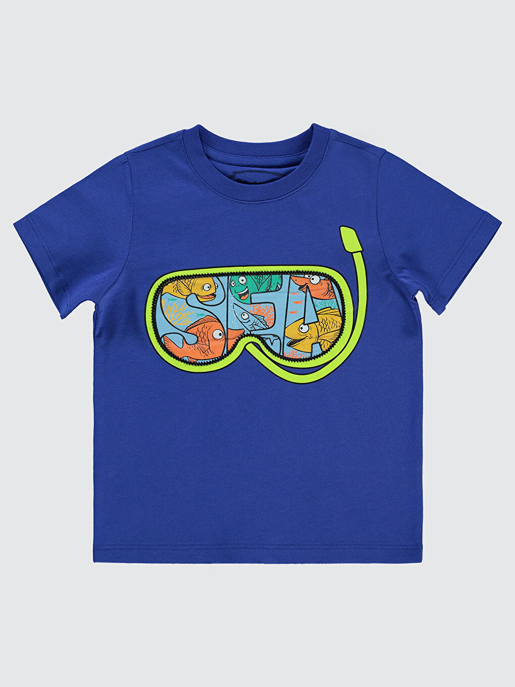 Boys Erkek Çocuk Tişört 2-5 Yaş Açık Lacivert