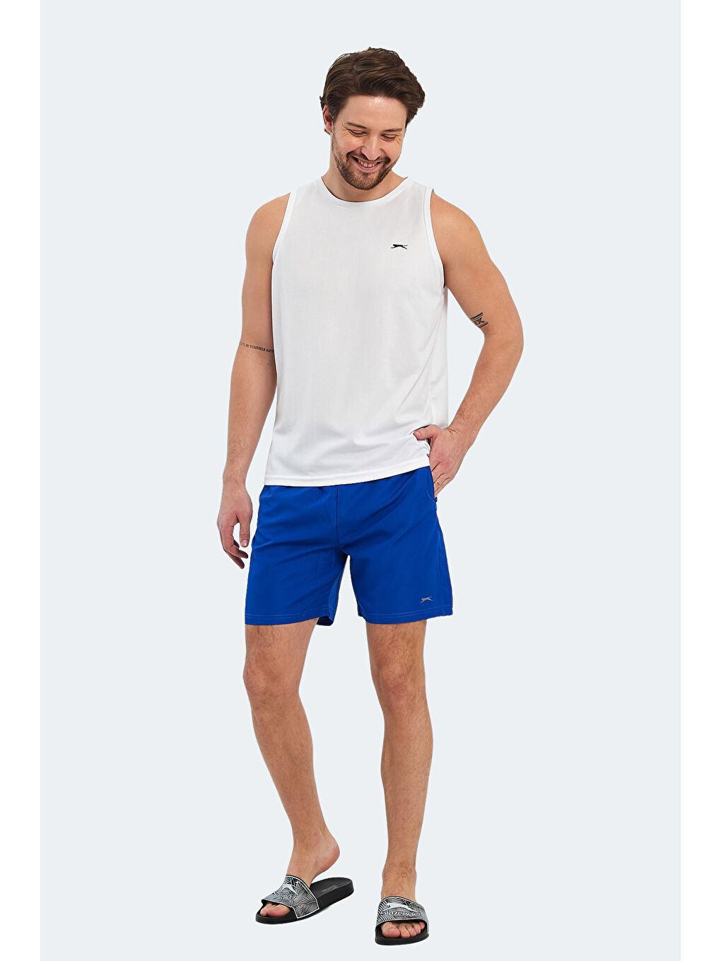 SLAZENGER RABI Erkek Mayo Saks Mavi - 6