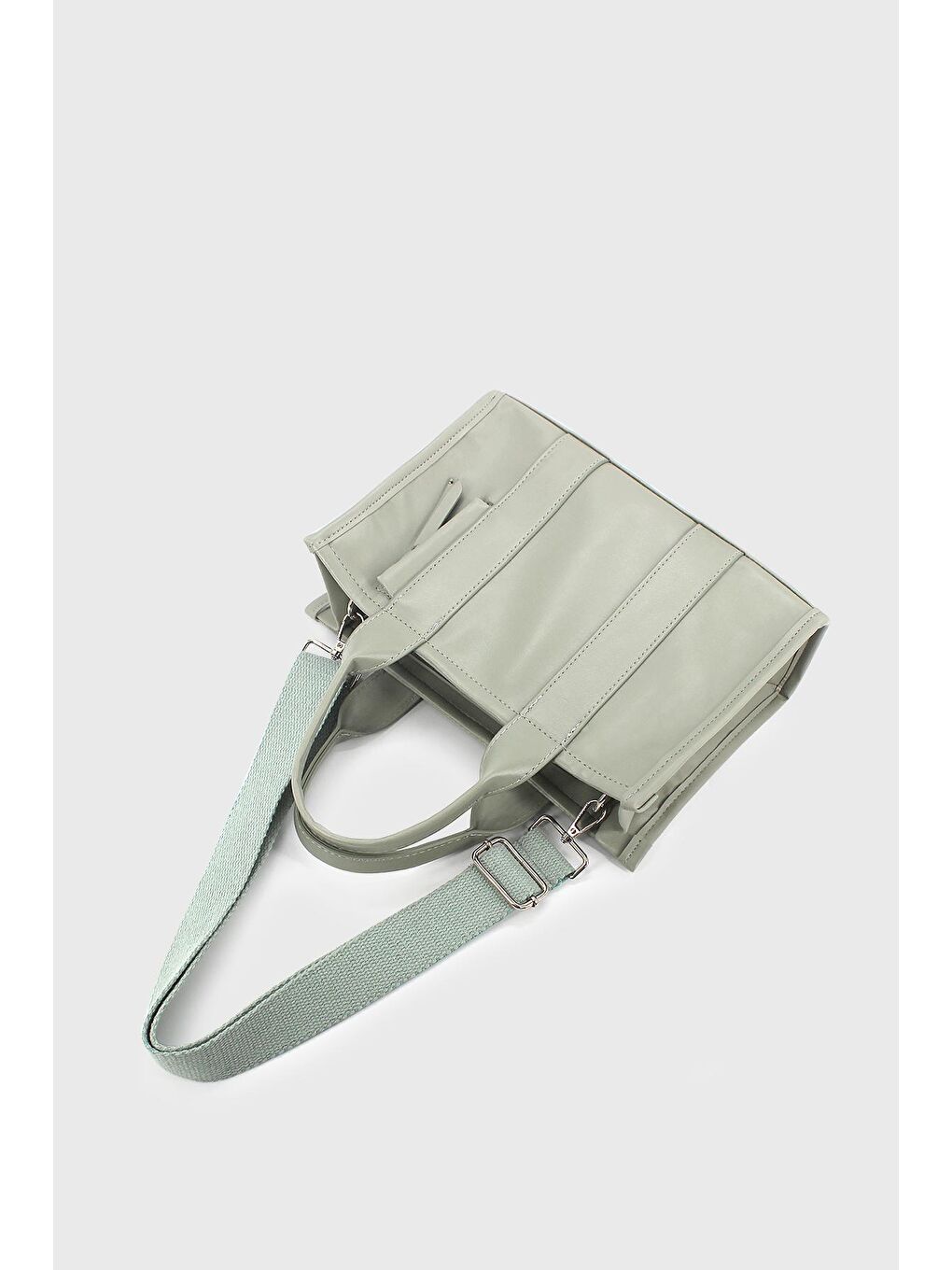 Turkuaz Kadın Mini Tote Çanta-4