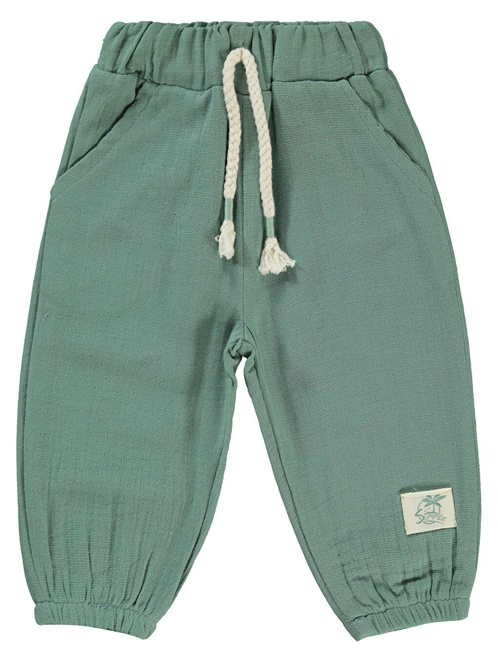 Turkuaz Baby Erkek Bebek Pantolon 6-18 Ay Su Yeşili