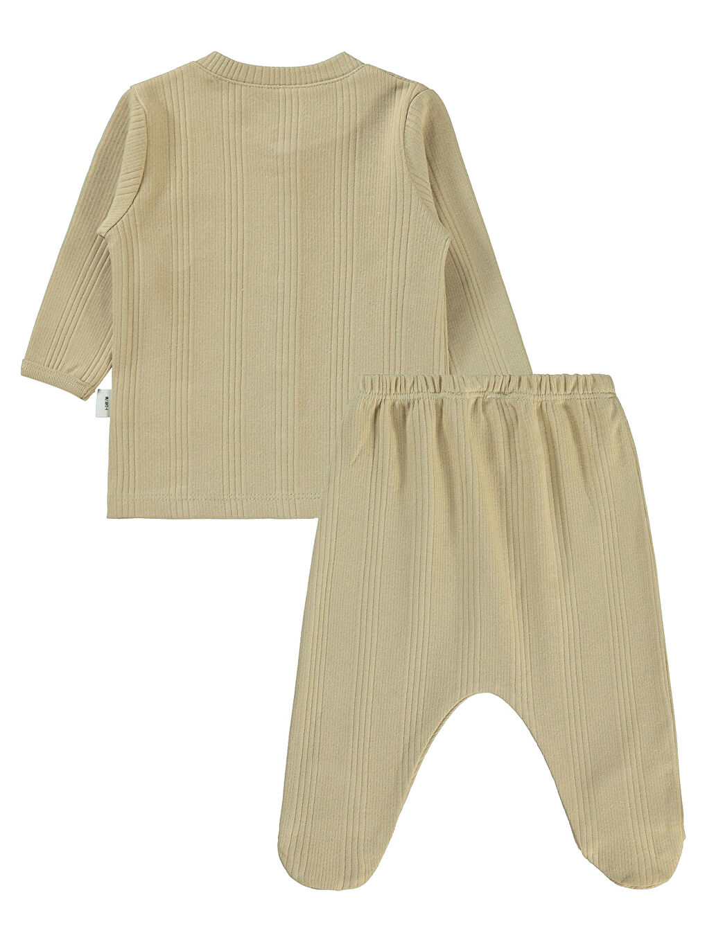 Kahverengi Baby Erkek Bebek Pijama Takımı 1-6 Ay Sütlü Kahve-1