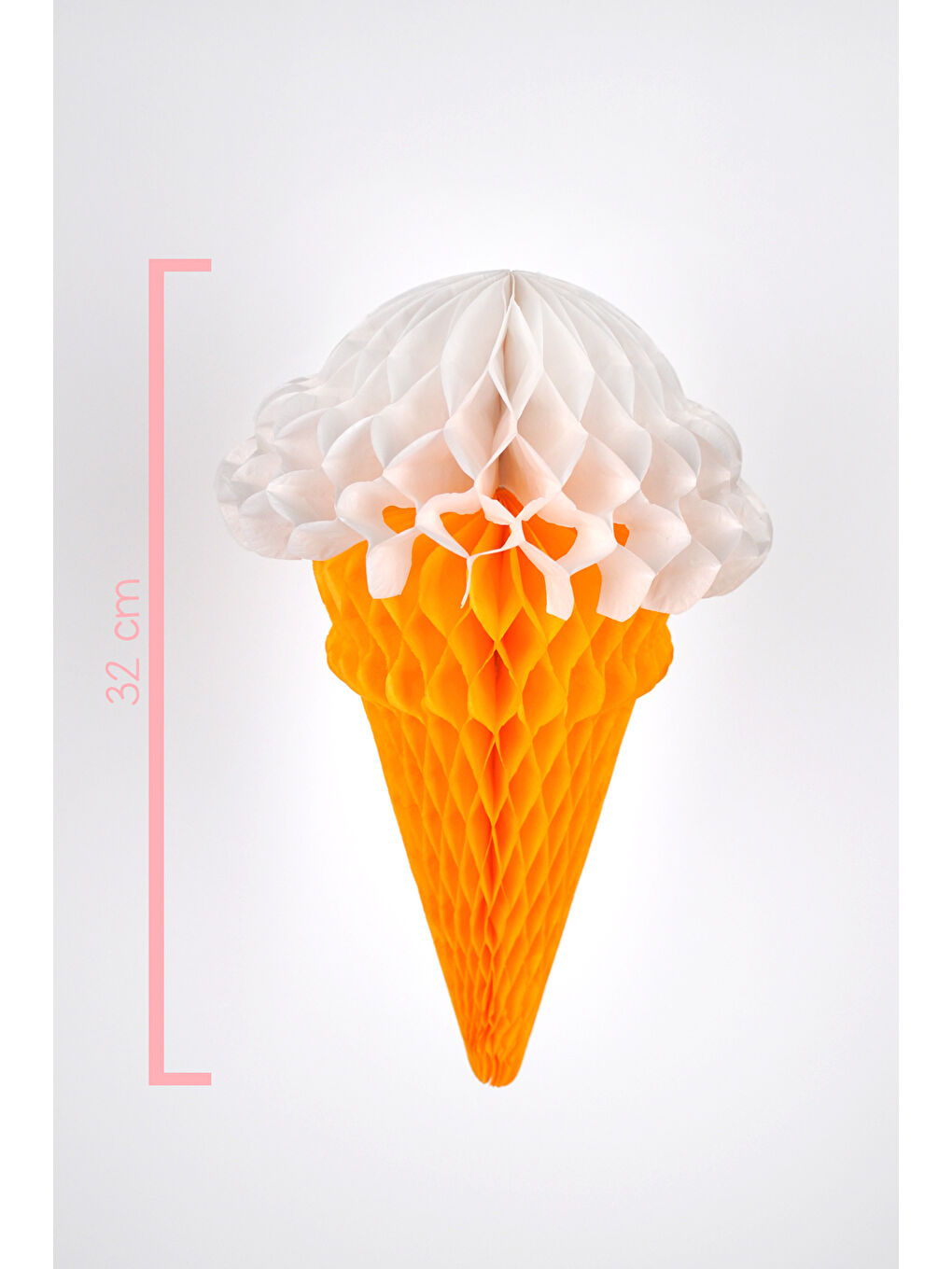 Karışık Çok Renkli 4'lü Dondurma Figür Petek Parti Süsü-2