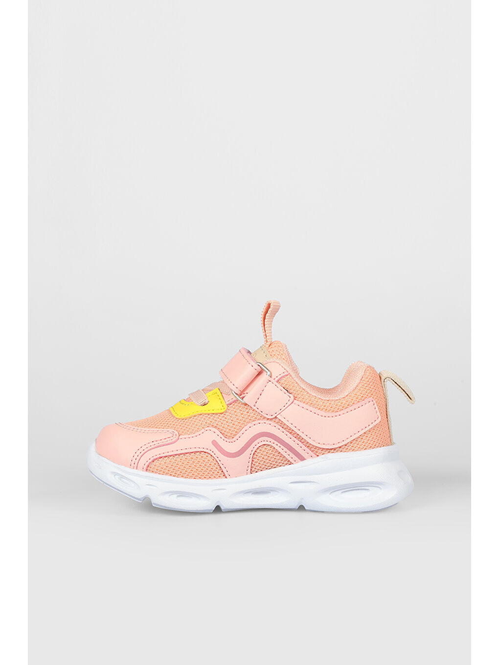 Pembe Rony Işıklı Kız Okul Öncesi Pudra Spor Ayakkabı-1