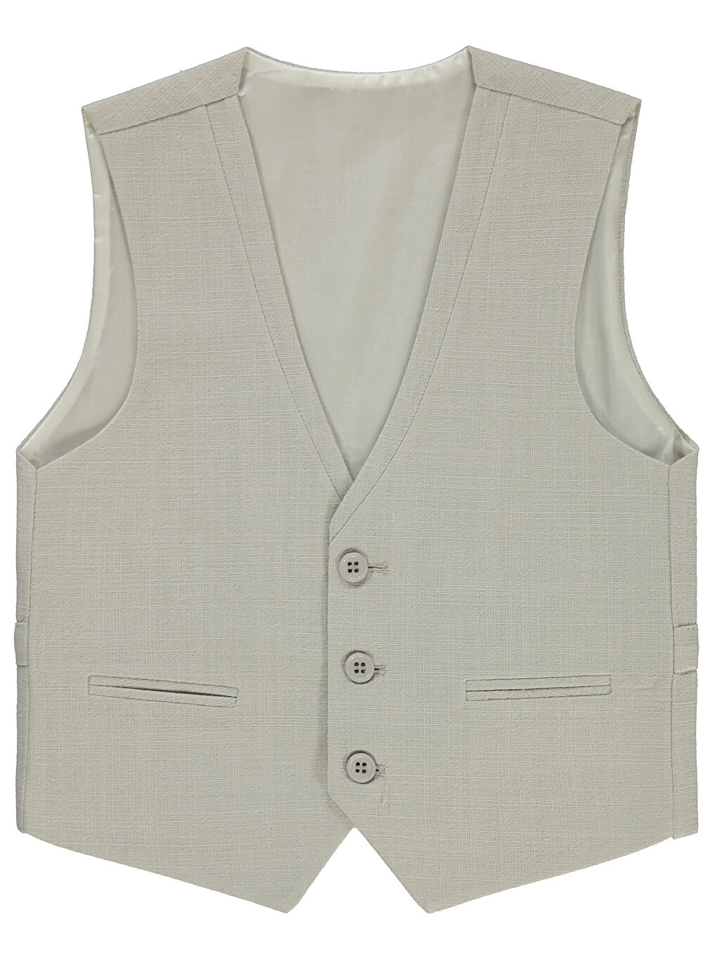 Boys Erkek Çocuk Yelek 6-9 Yaş Bej