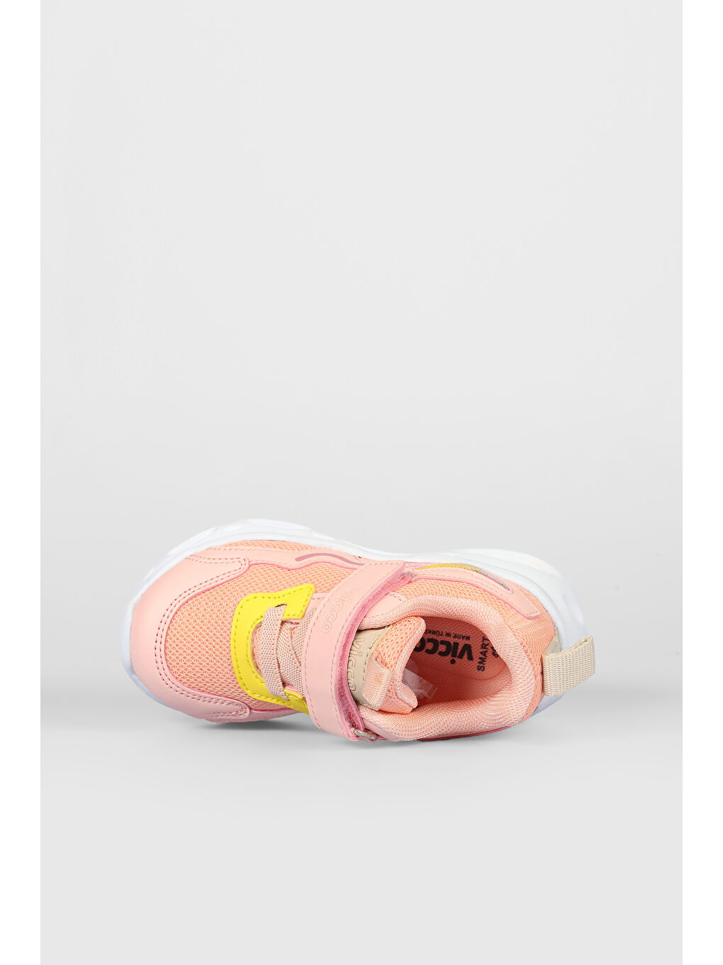 Pembe Rony Işıklı Kız Okul Öncesi Pudra Spor Ayakkabı-5