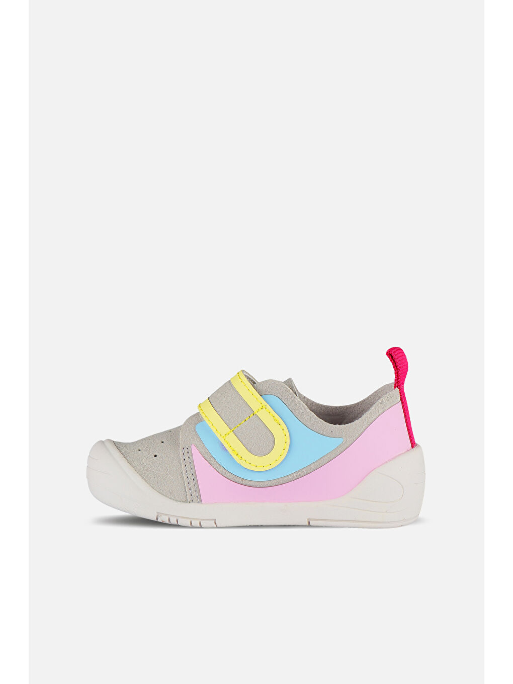 Uki Basic Kız Çocuk  İlk Adım Gri/Pembe Günlük Ayakkabı-1