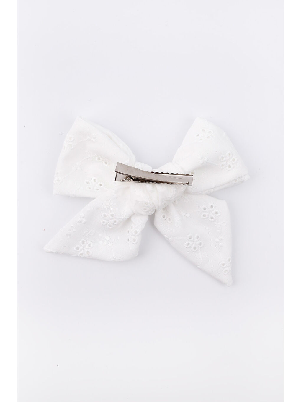 Beyaz Fisto Fiyonk Kız Çocuk Klips Toka-2