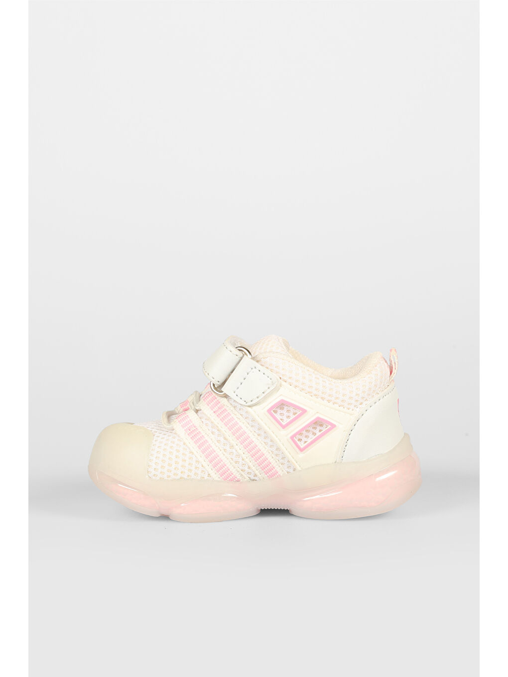 Orante Işıklı Kız İlk Adım Beyaz Spor Ayakkabı-1