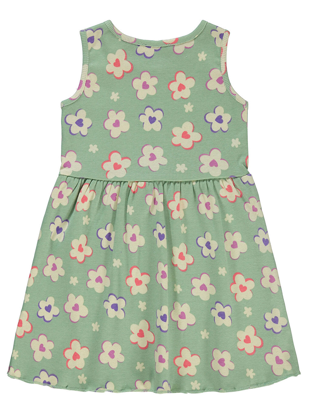 Girls Kız Çocuk Elbise 2-5 Yaş Çağla Yeşili-1