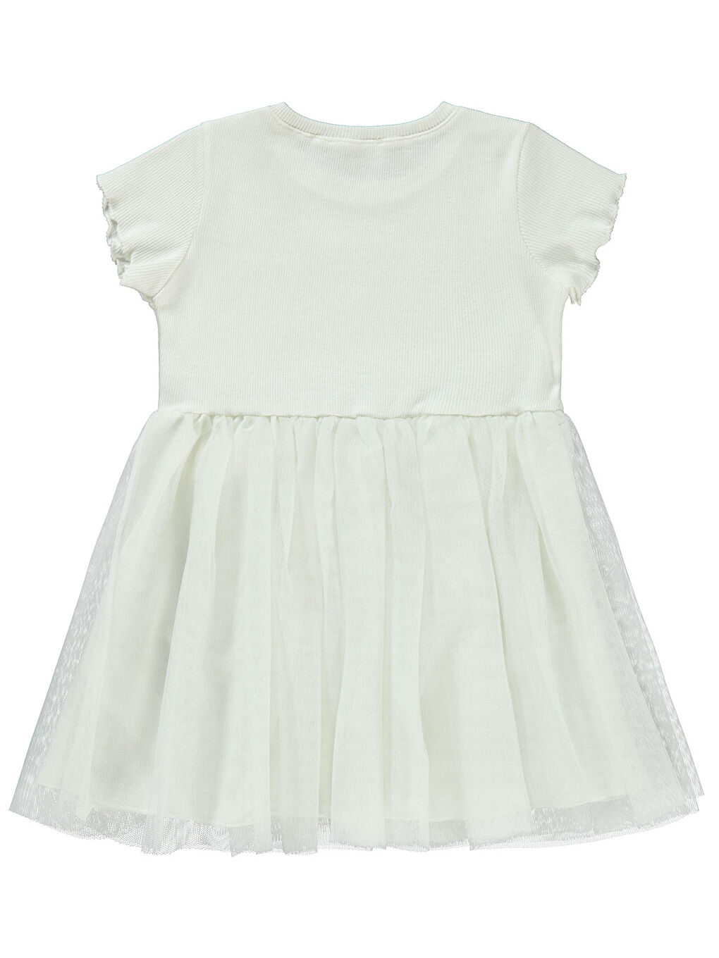 Girls Kız Çocuk Elbise 2-5 Yaş Ekru-1