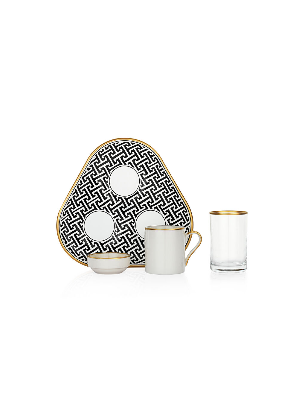 Tommy 2 Kişilik Kahve Sunum Seti-Siyah-2