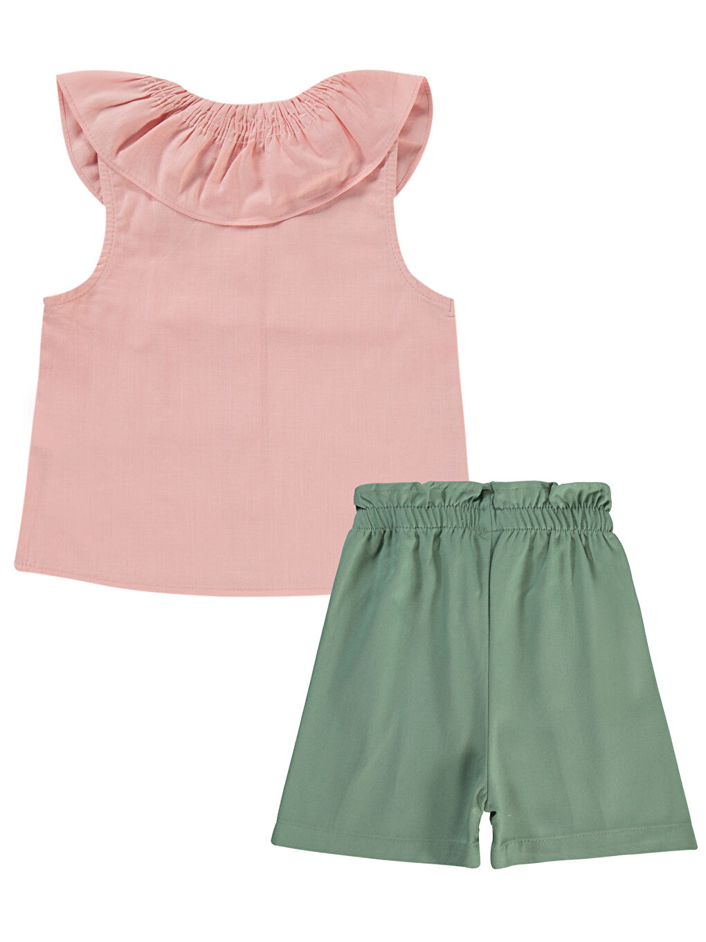 Pembe Girls Kız Çocuk Takım 2-5 Yaş Somon-1